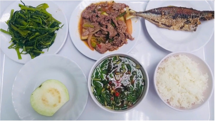 Daily standard meal tray 07